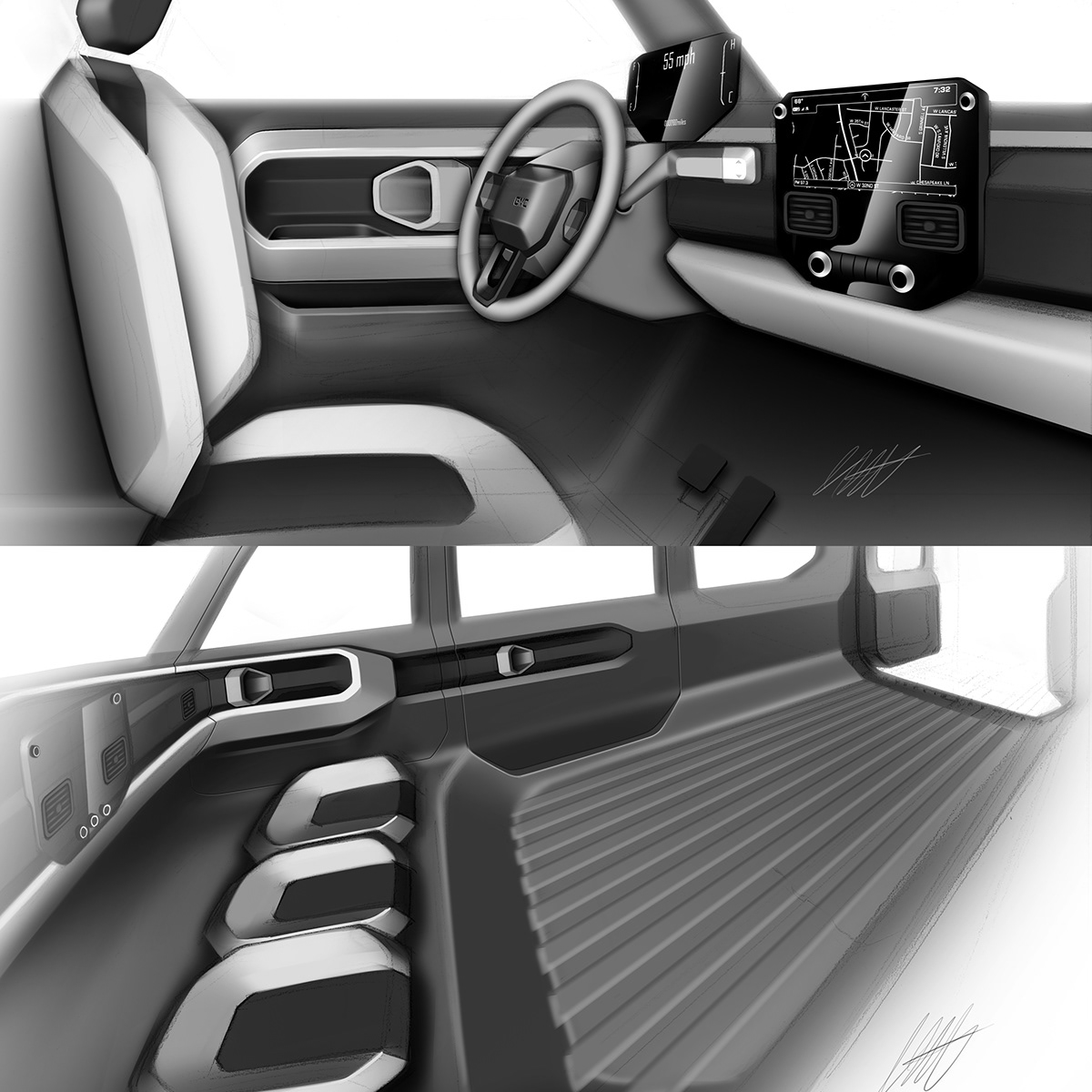 Automobile design，product design，Car sketch，Design sketch，
