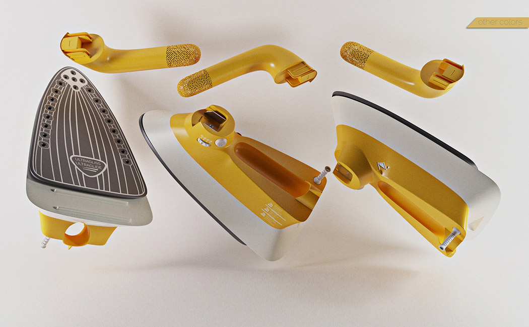 Electric iron，small home appliances，product design，industrial design，