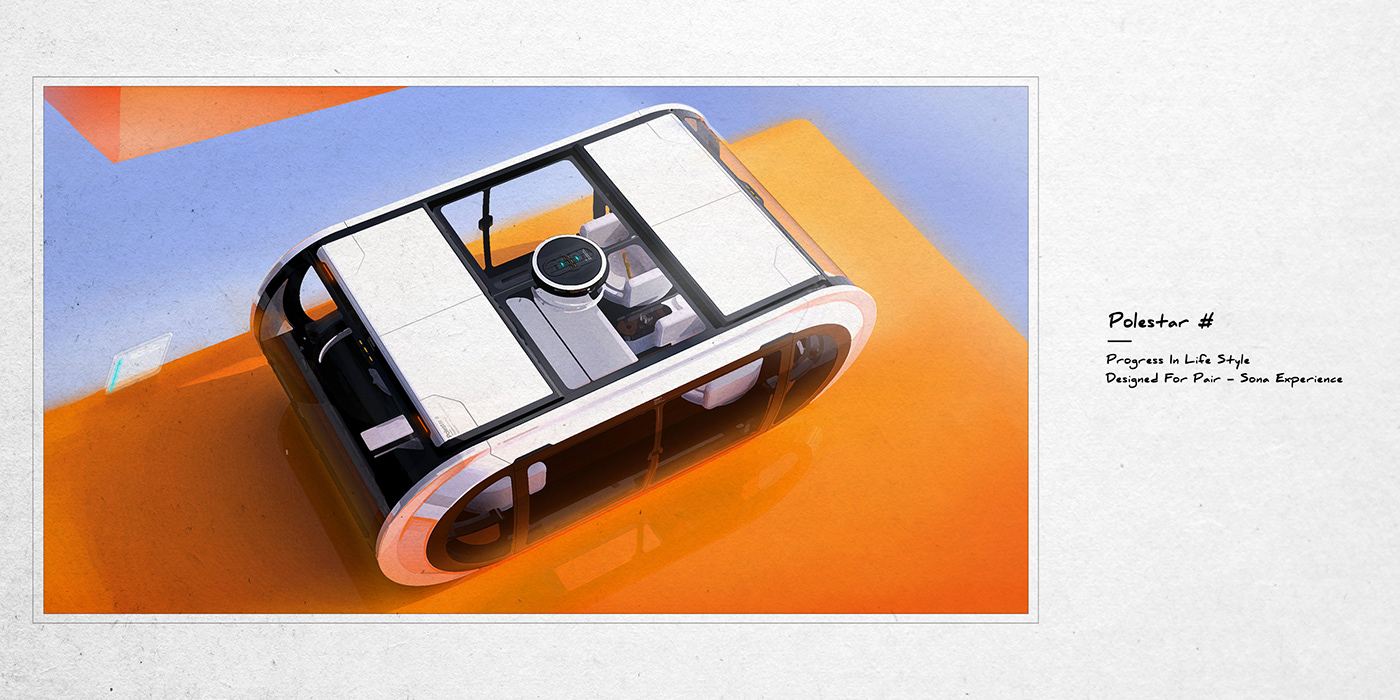 automobile，vehicle，Polestar，conceptual design，