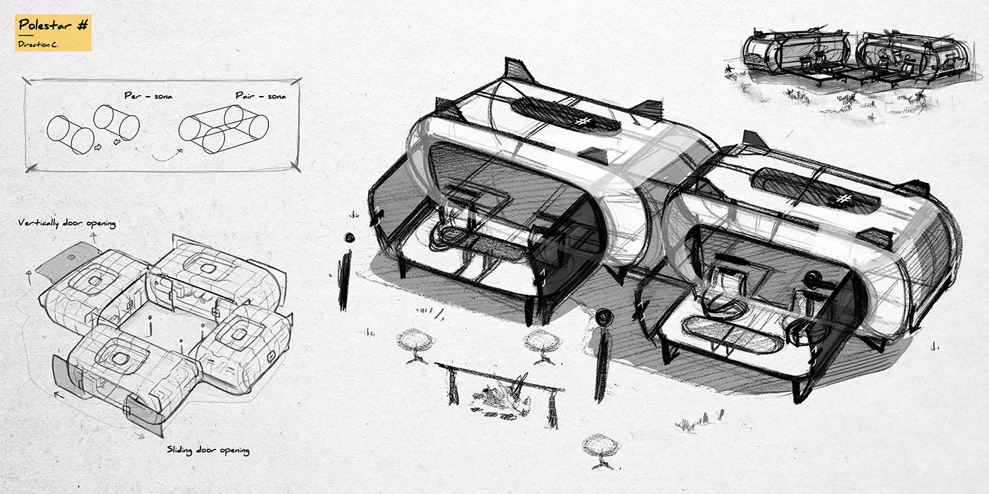 automobile，vehicle，Polestar，conceptual design，