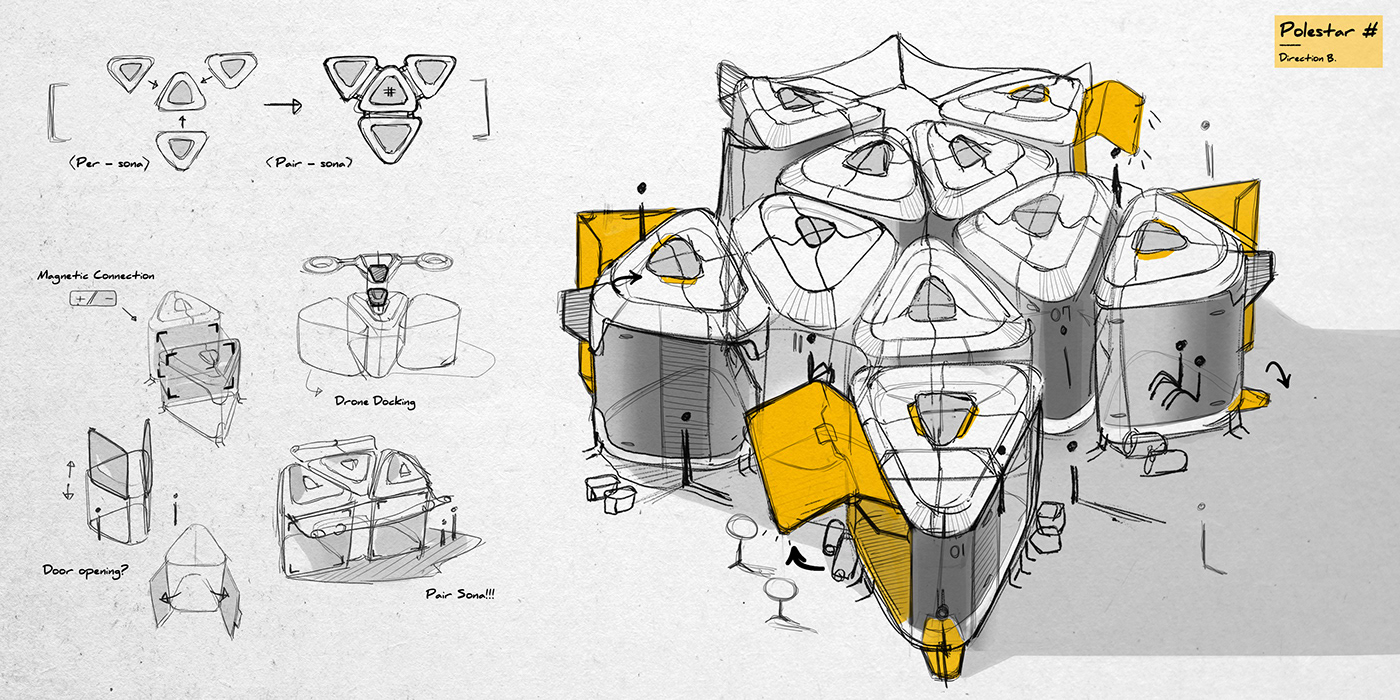 automobile，vehicle，Polestar，conceptual design，