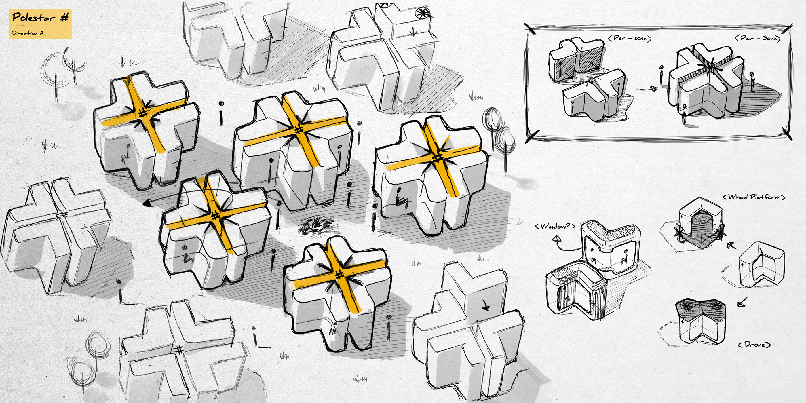 automobile，vehicle，Polestar，conceptual design，