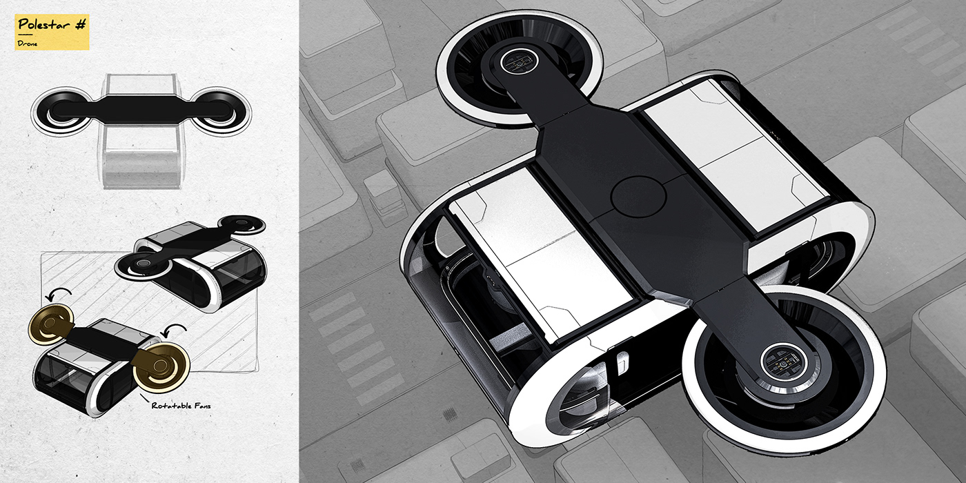 automobile，vehicle，Polestar，conceptual design，