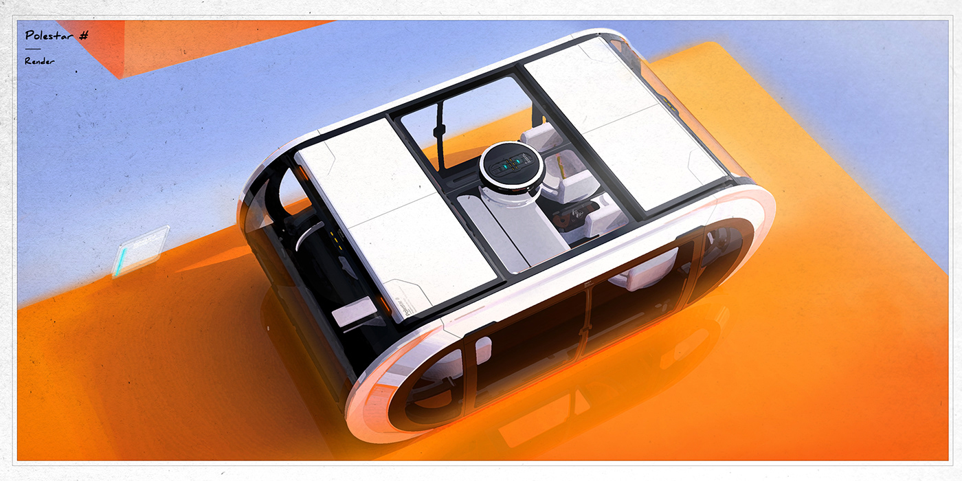 automobile，vehicle，Polestar，conceptual design，