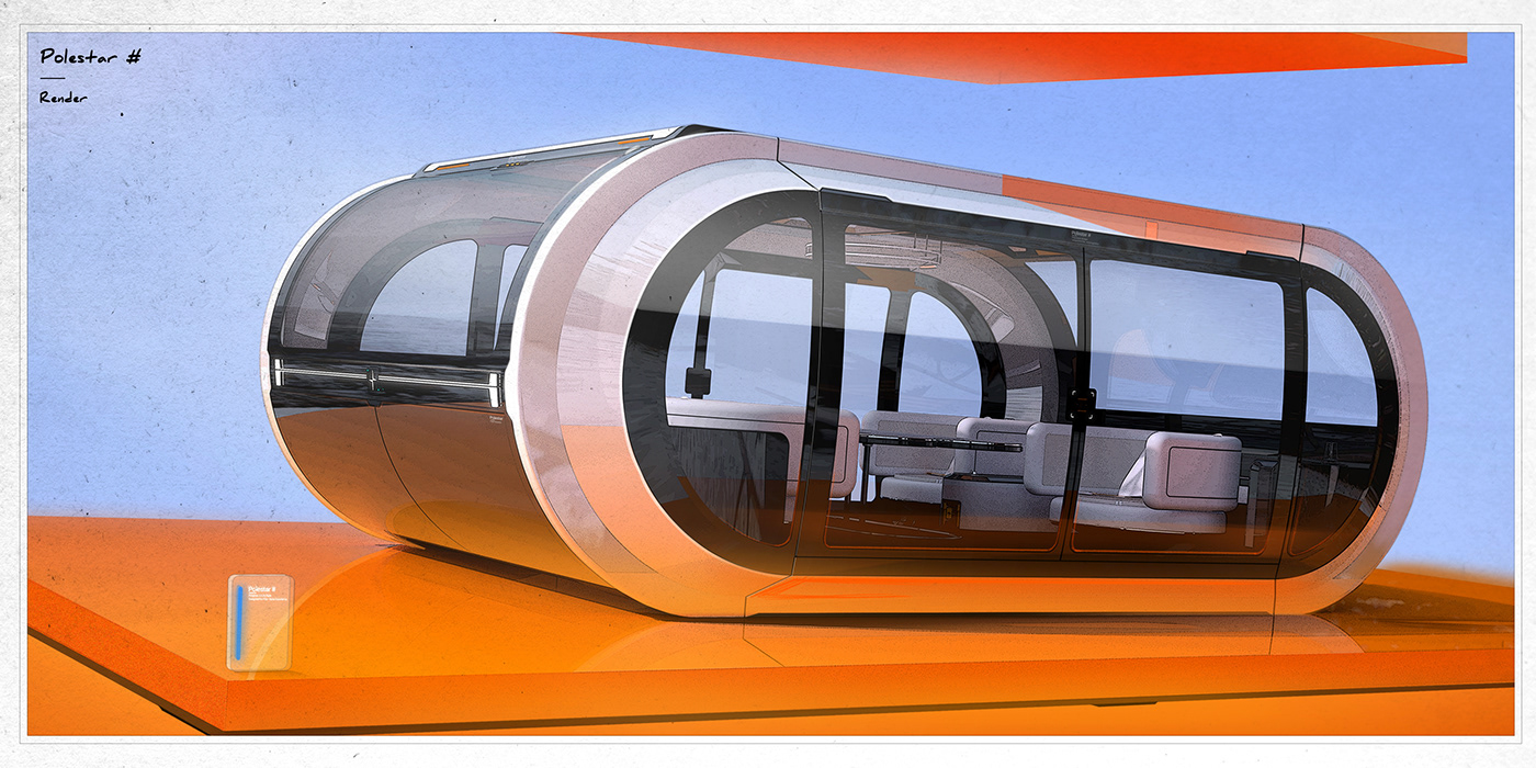 automobile，vehicle，Polestar，conceptual design，