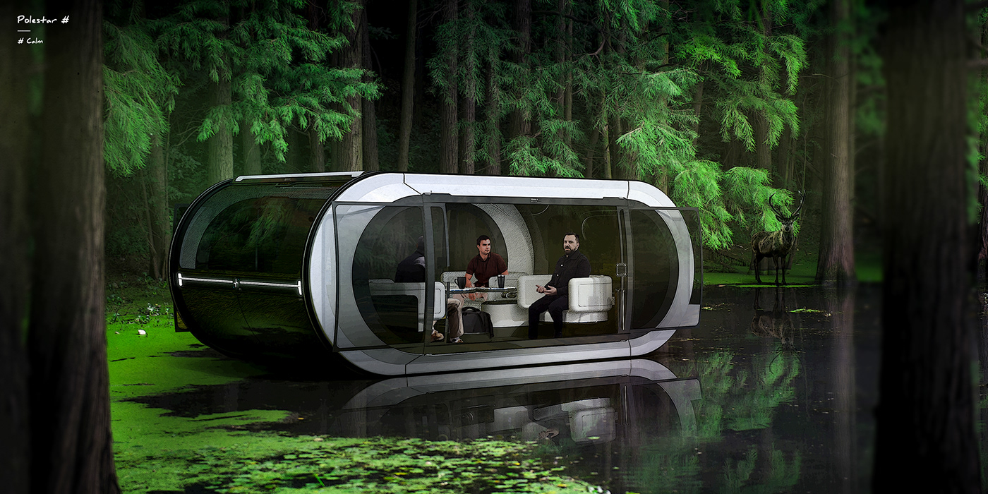 automobile，vehicle，Polestar，conceptual design，