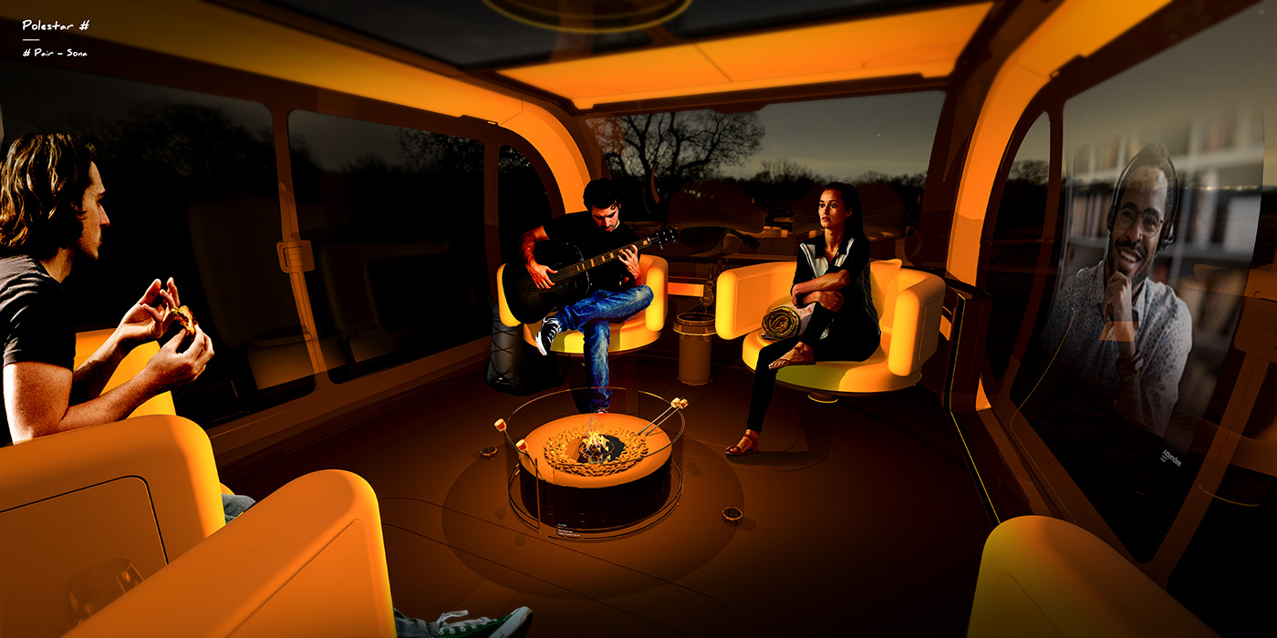 automobile，vehicle，Polestar，conceptual design，