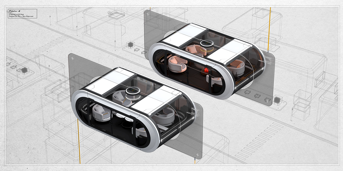 automobile，vehicle，Polestar，conceptual design，