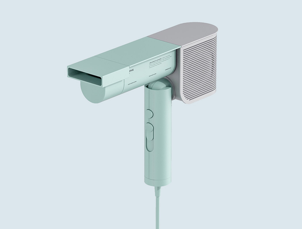 HIFIVE，hair drier，product design，industrial design，