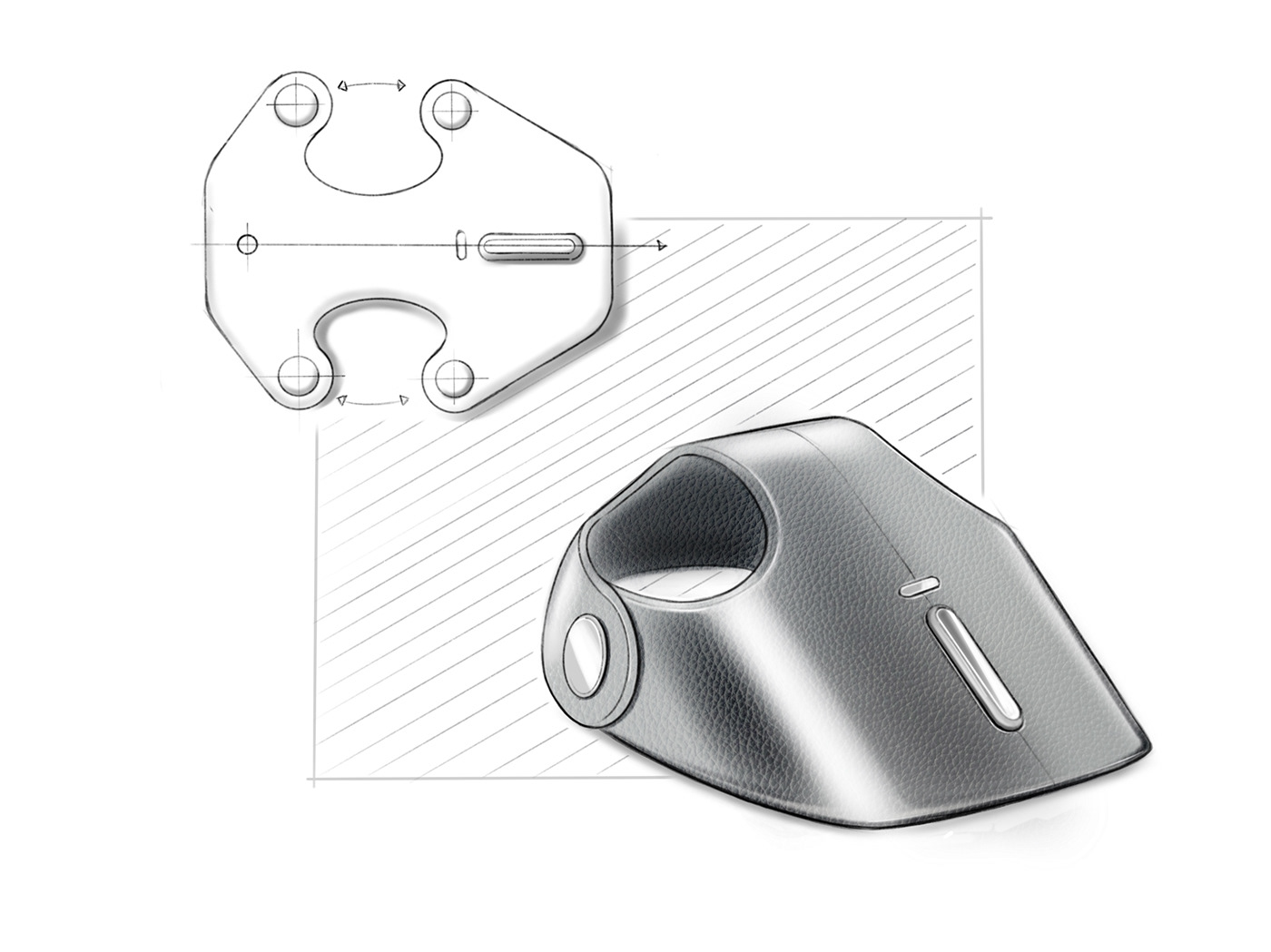 mouse，wireless，Wireless mouse，Wireless，mouse，apple，concept，industrial design，