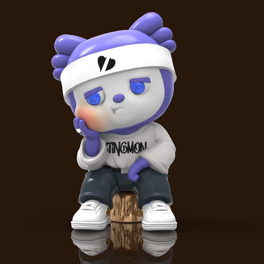 Model，sketch，3D model，handmade，stingmonster，Art toys，Toys，