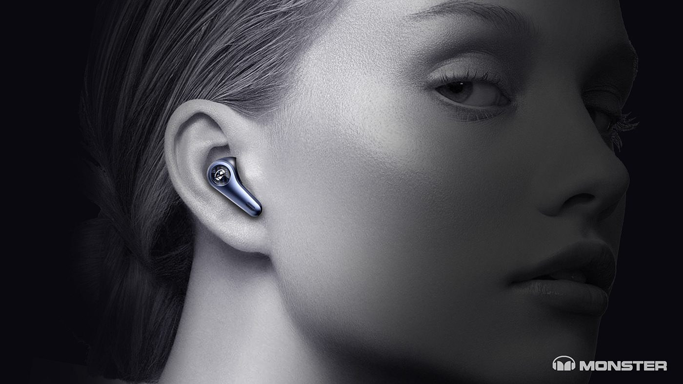 headset，industrial design，Earphone，Magic sound，Electronics，