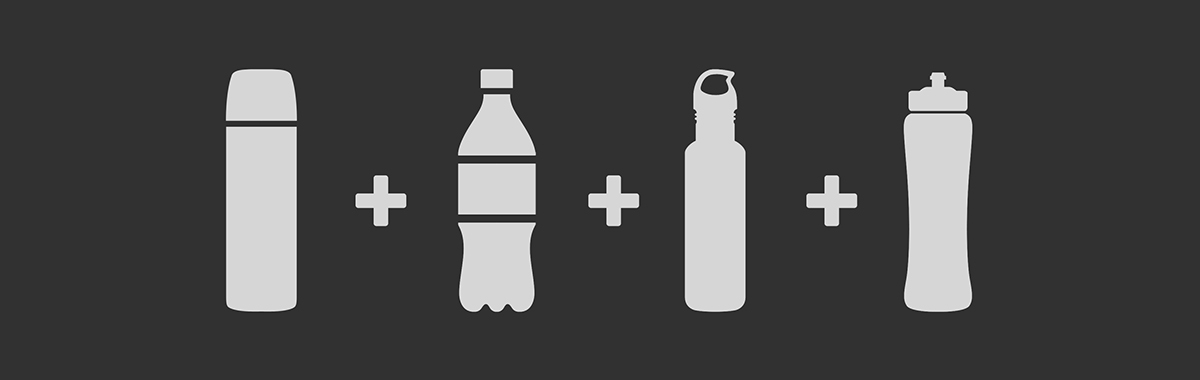 bottle，glass，It can hold all kinds of drinks，