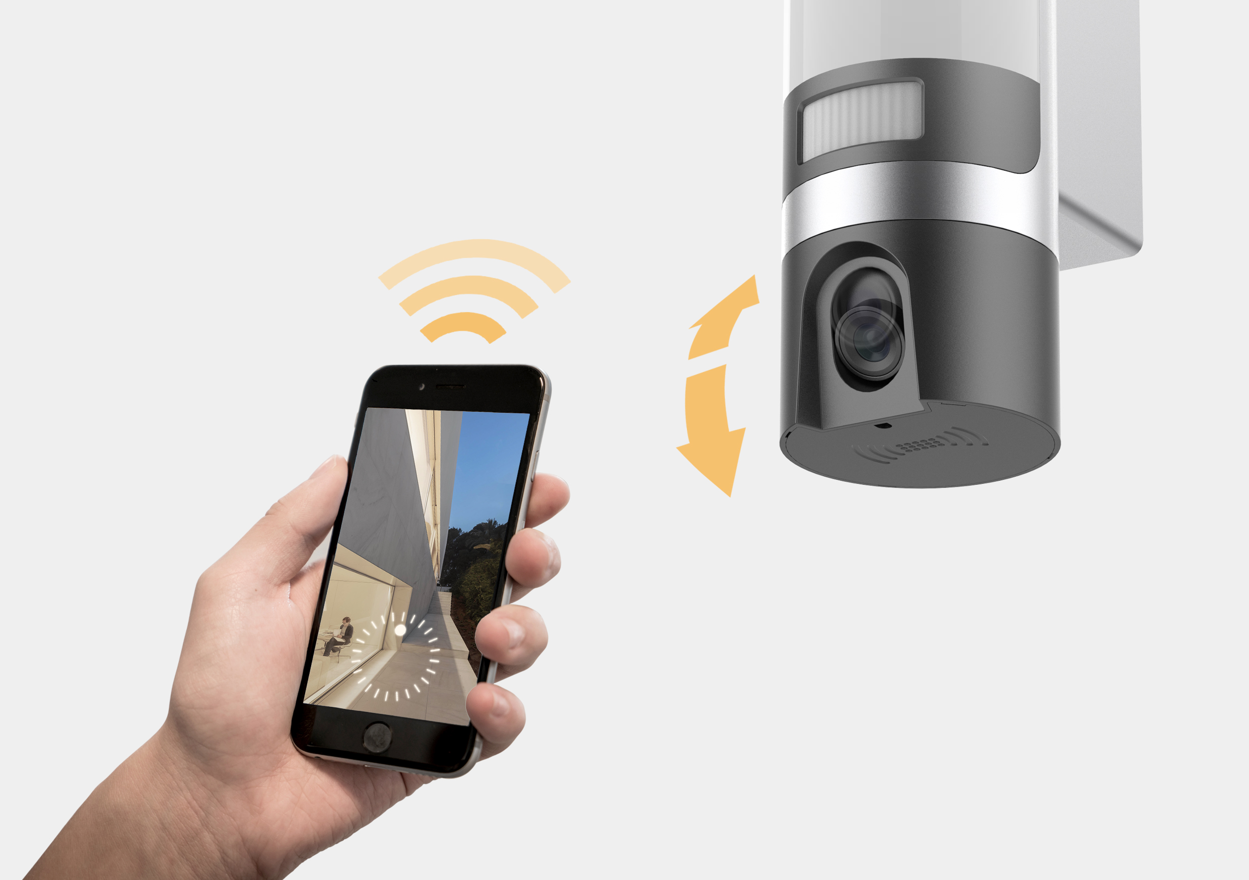 Wall lamp，led，lighting，outdoors，camera，