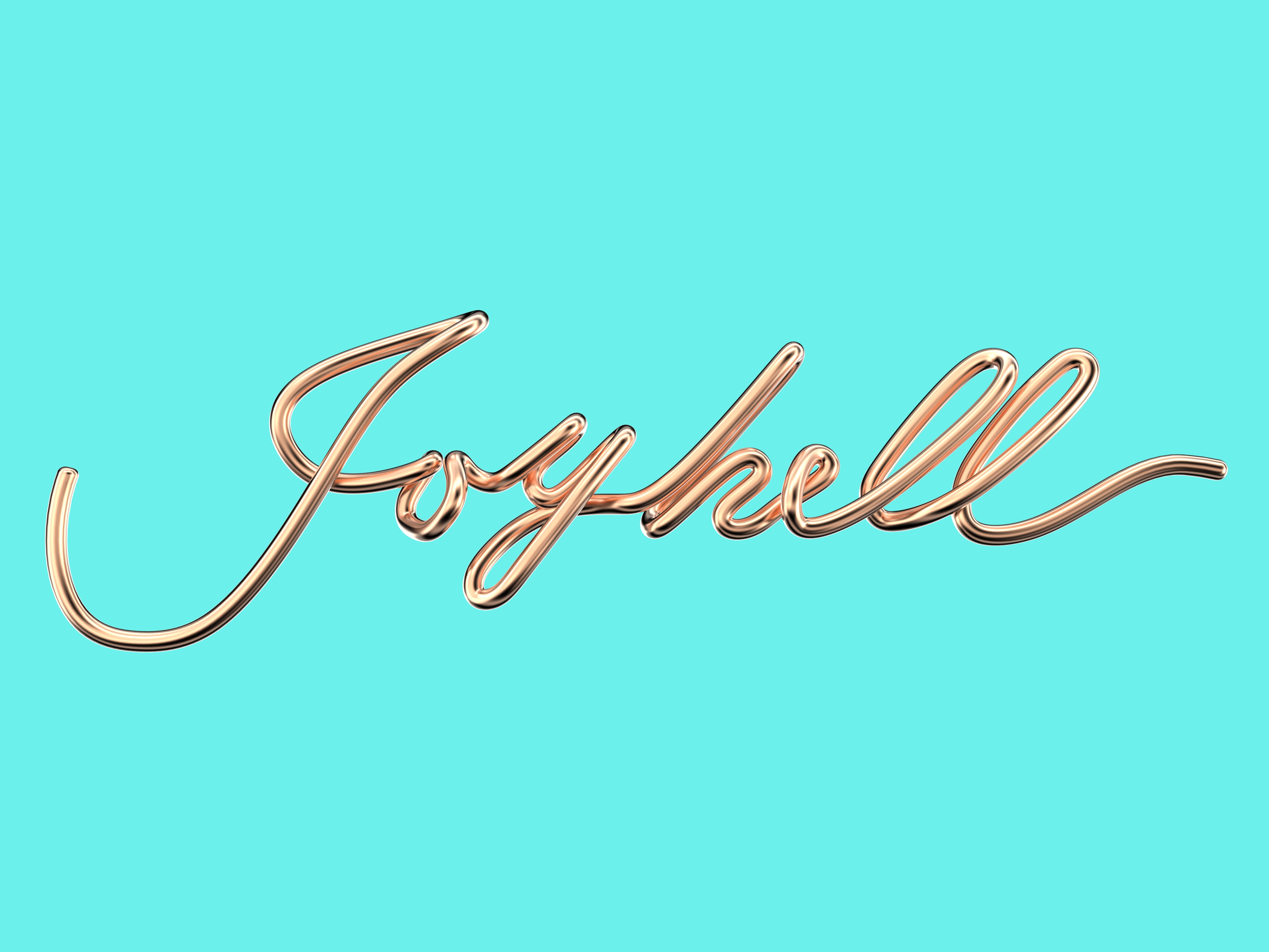 3D modeling，3D rendering，Metal effect，