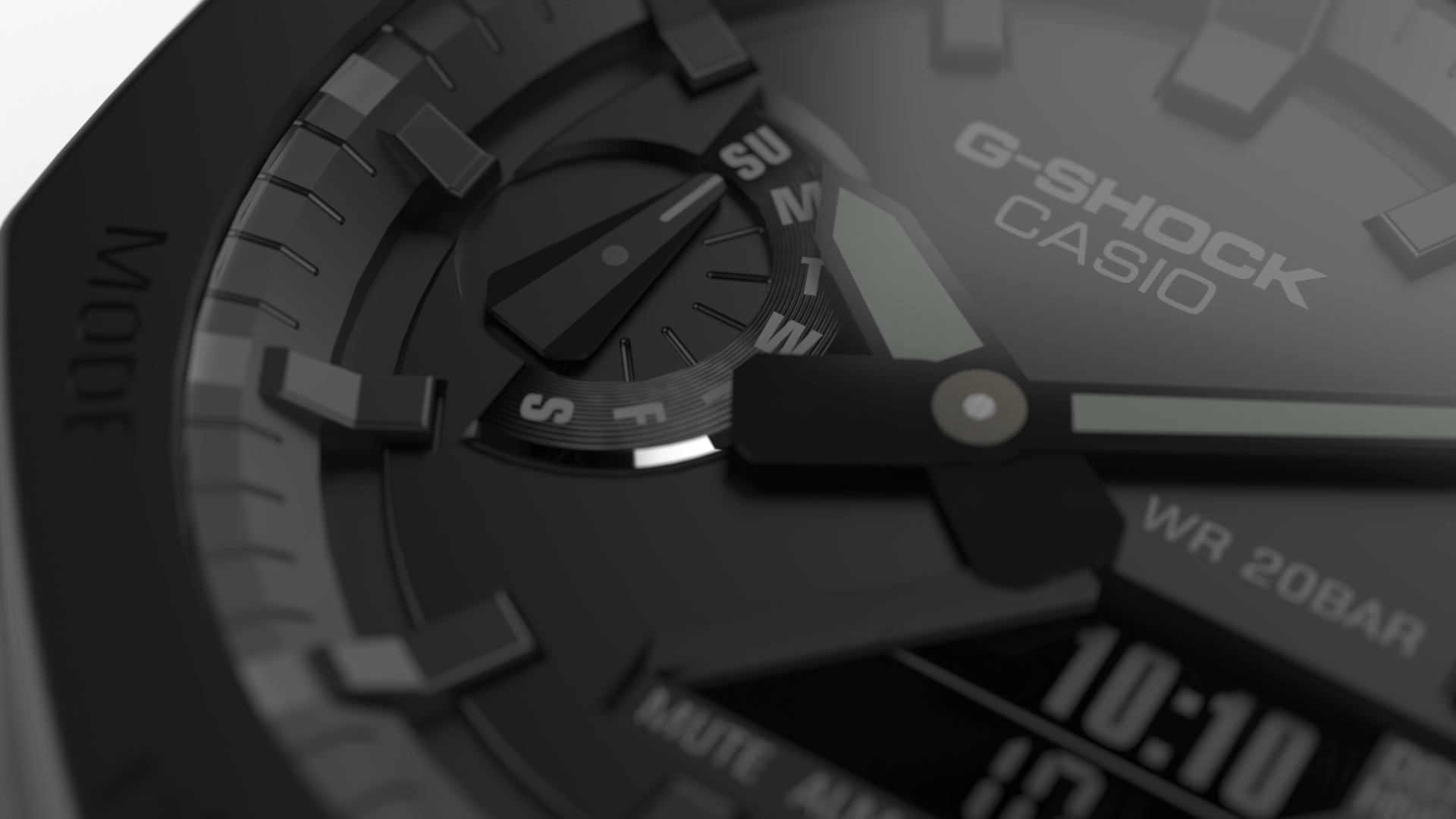 Wrist watch，CASIO，shock，Three defense，military project，modeling，Render，