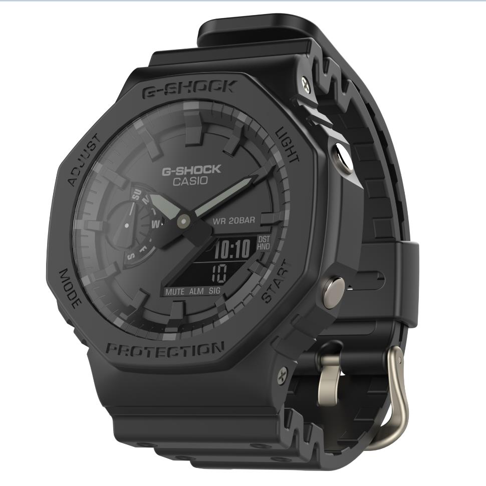 Wrist watch，CASIO，shock，Three defense，military project，modeling，Render，