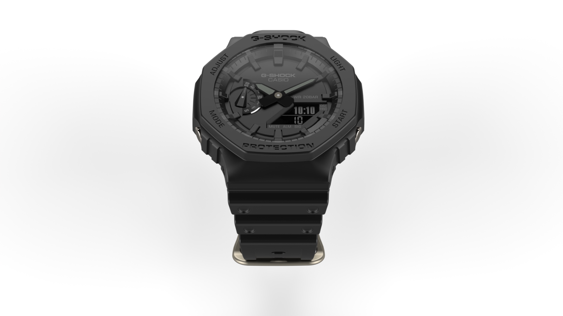 Wrist watch，CASIO，shock，Three defense，military project，modeling，Render，