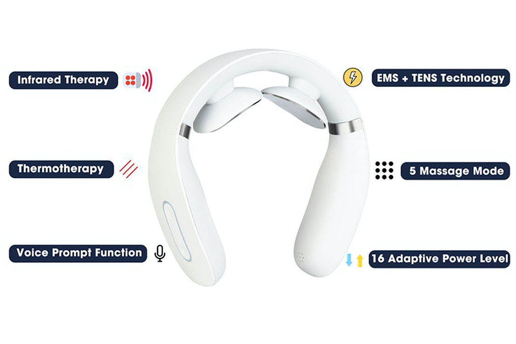 Cose，多功能颈部按摩器，EMS+TENS技术，