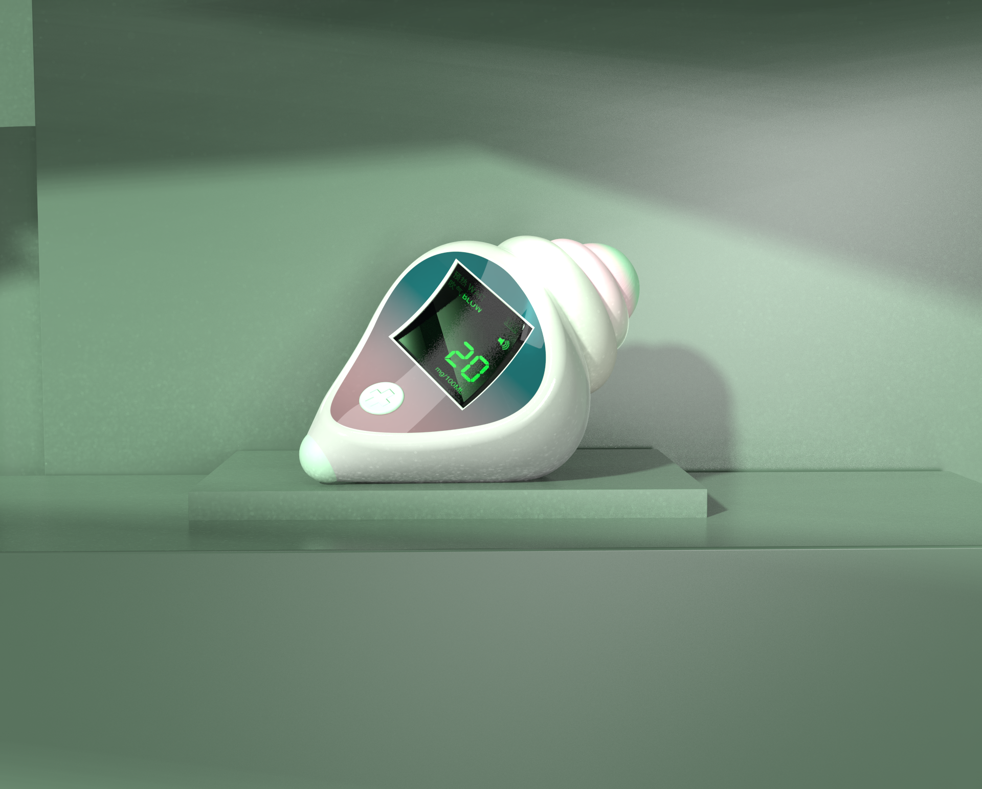 Alcohol tester, conch, emotional design，