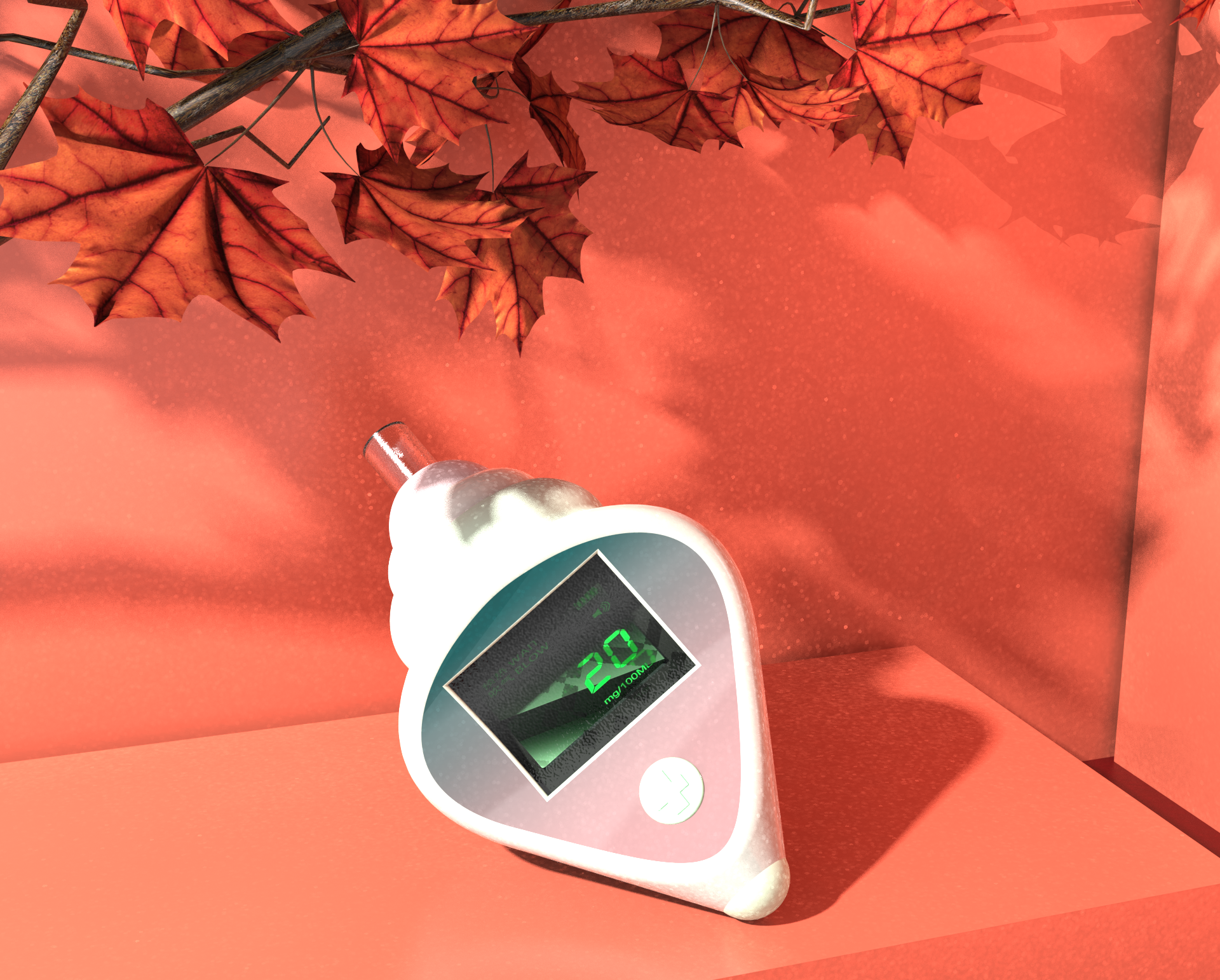 Alcohol tester, conch, emotional design，