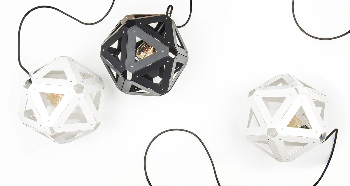 lamp，U34，Icosahedral，Metal，