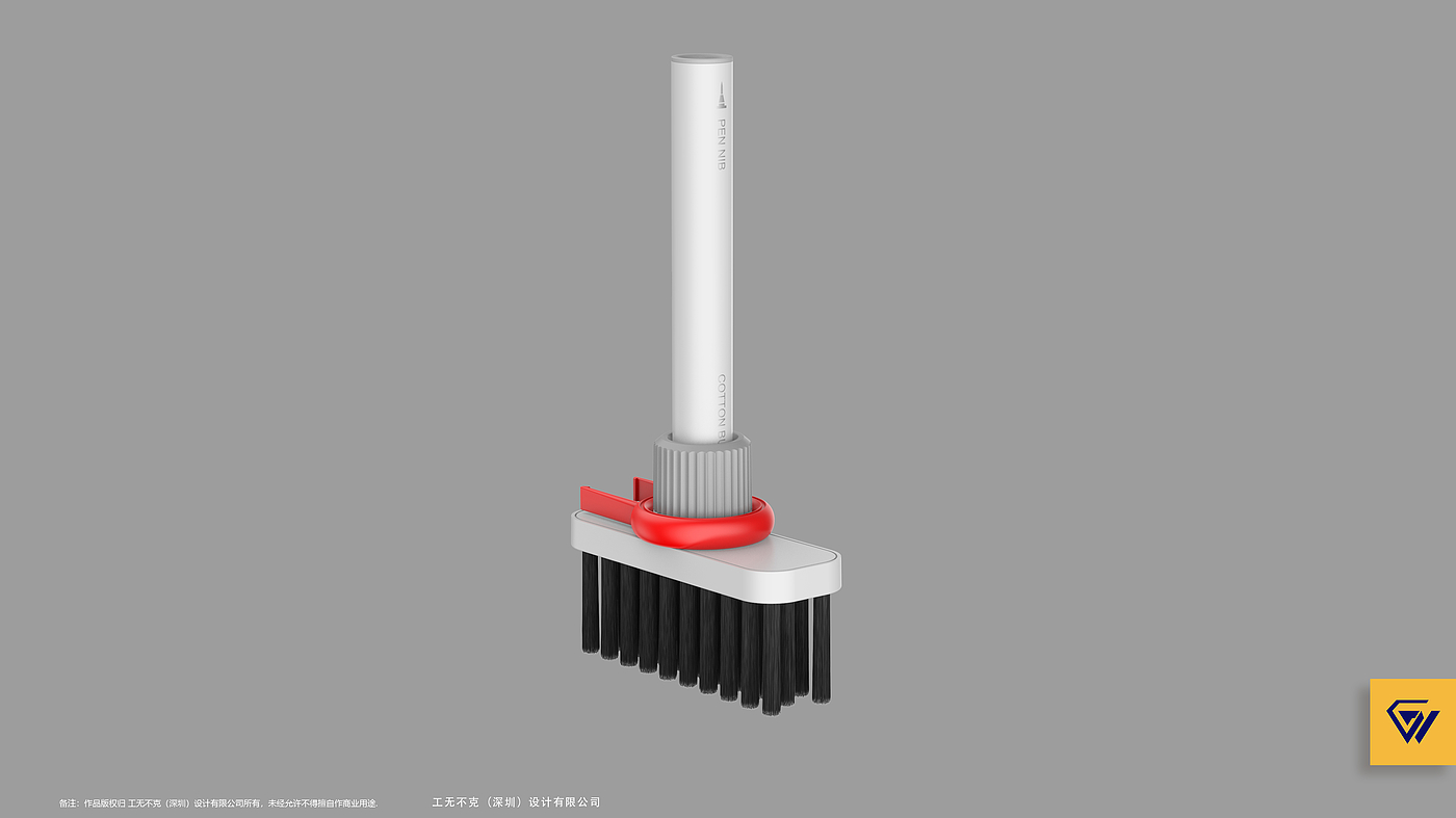 Cleaning pen，Brush，Cotton Stick，Telescopic pen，