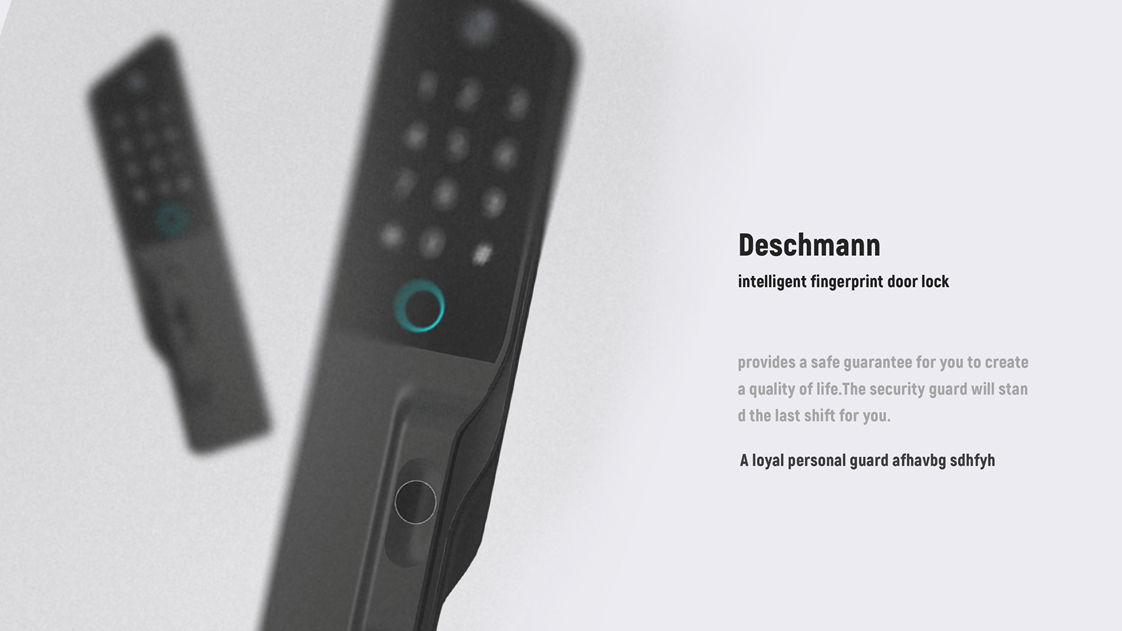 industrial design，product design，Intelligent door lock，