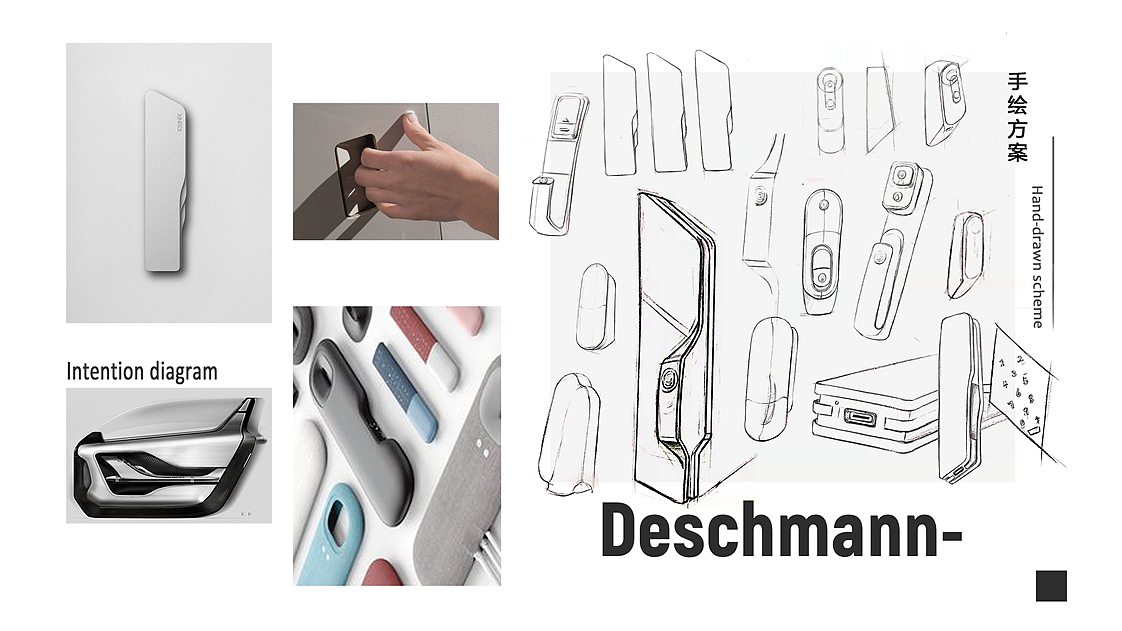 industrial design，product design，Intelligent door lock，