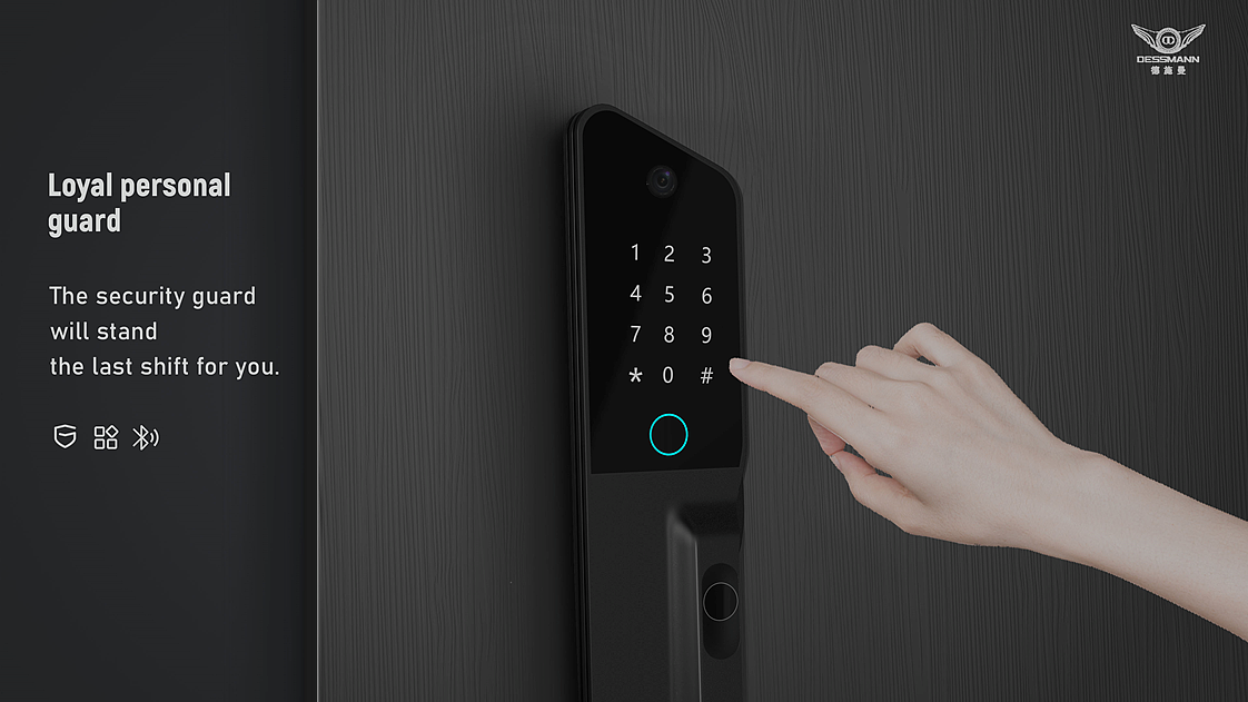 industrial design，product design，Intelligent door lock，
