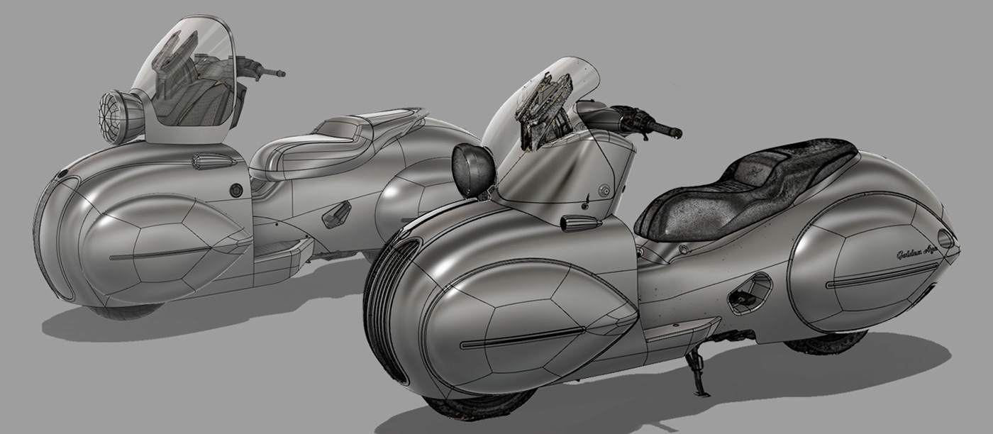 industrial design，motorcycle，Art decoration，bmw，