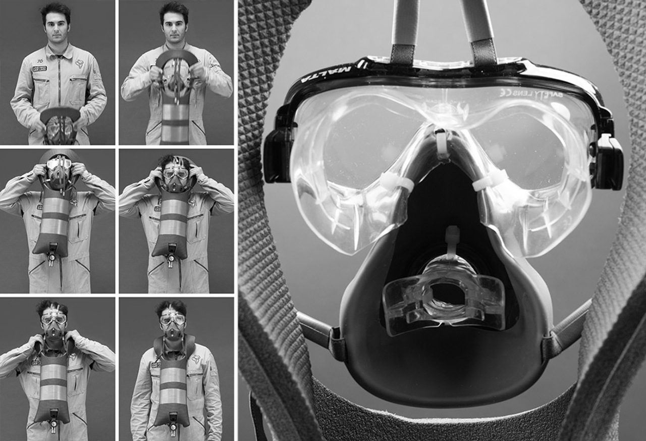 火灾发生时手足无措 Airscape极速氧气罩来保护您 普象网