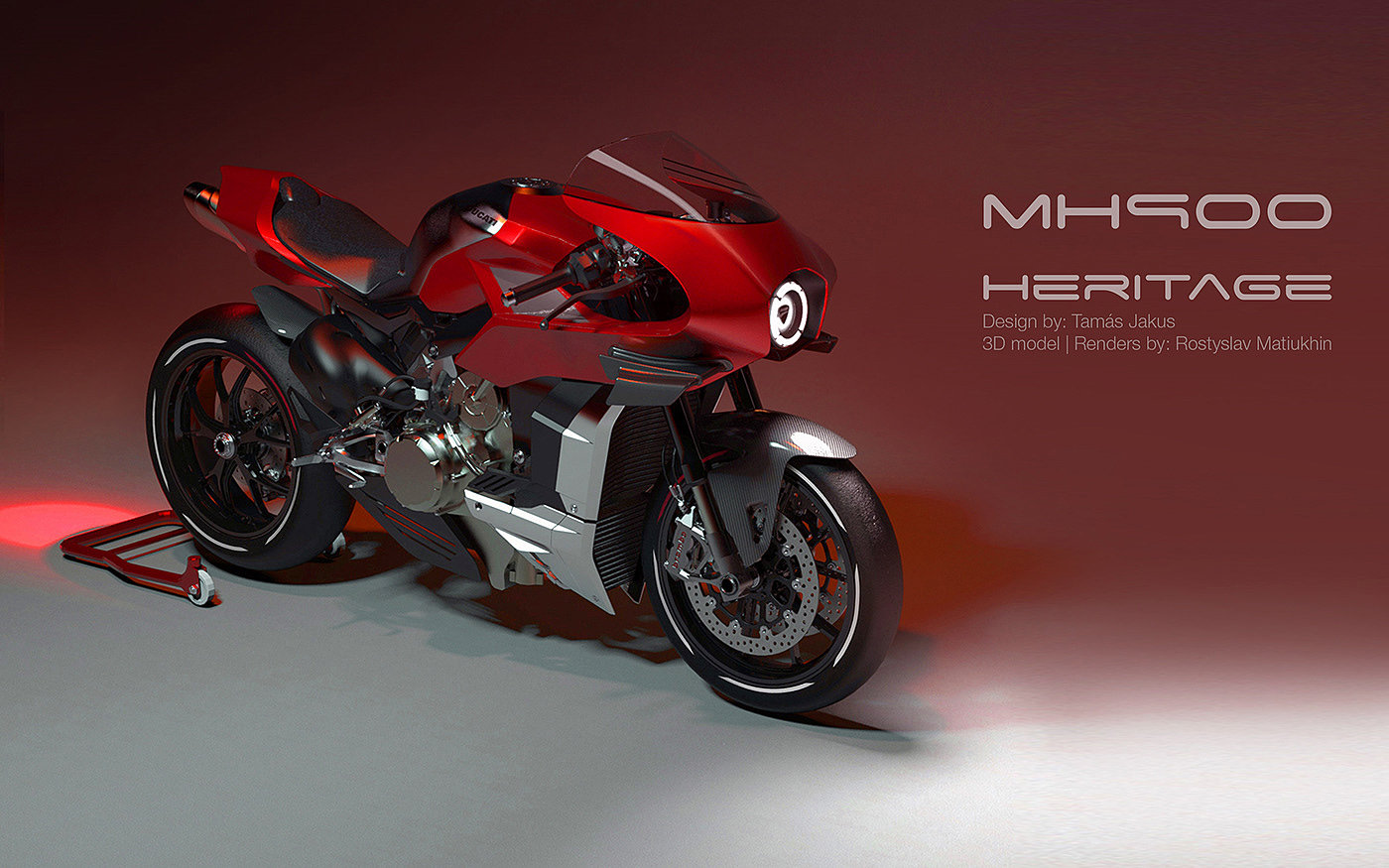 MH900 Heritage，摩托车，交通工具，汽车设计，