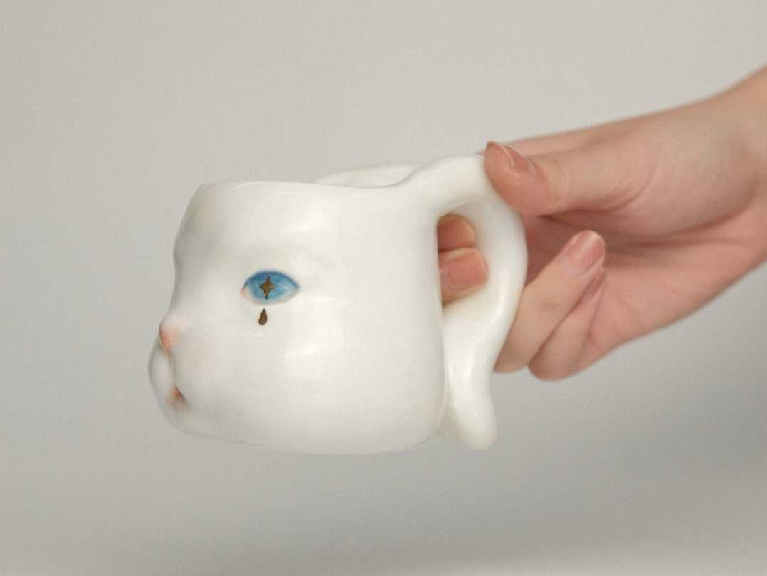 glass，lovely，rabbit，Spoon，