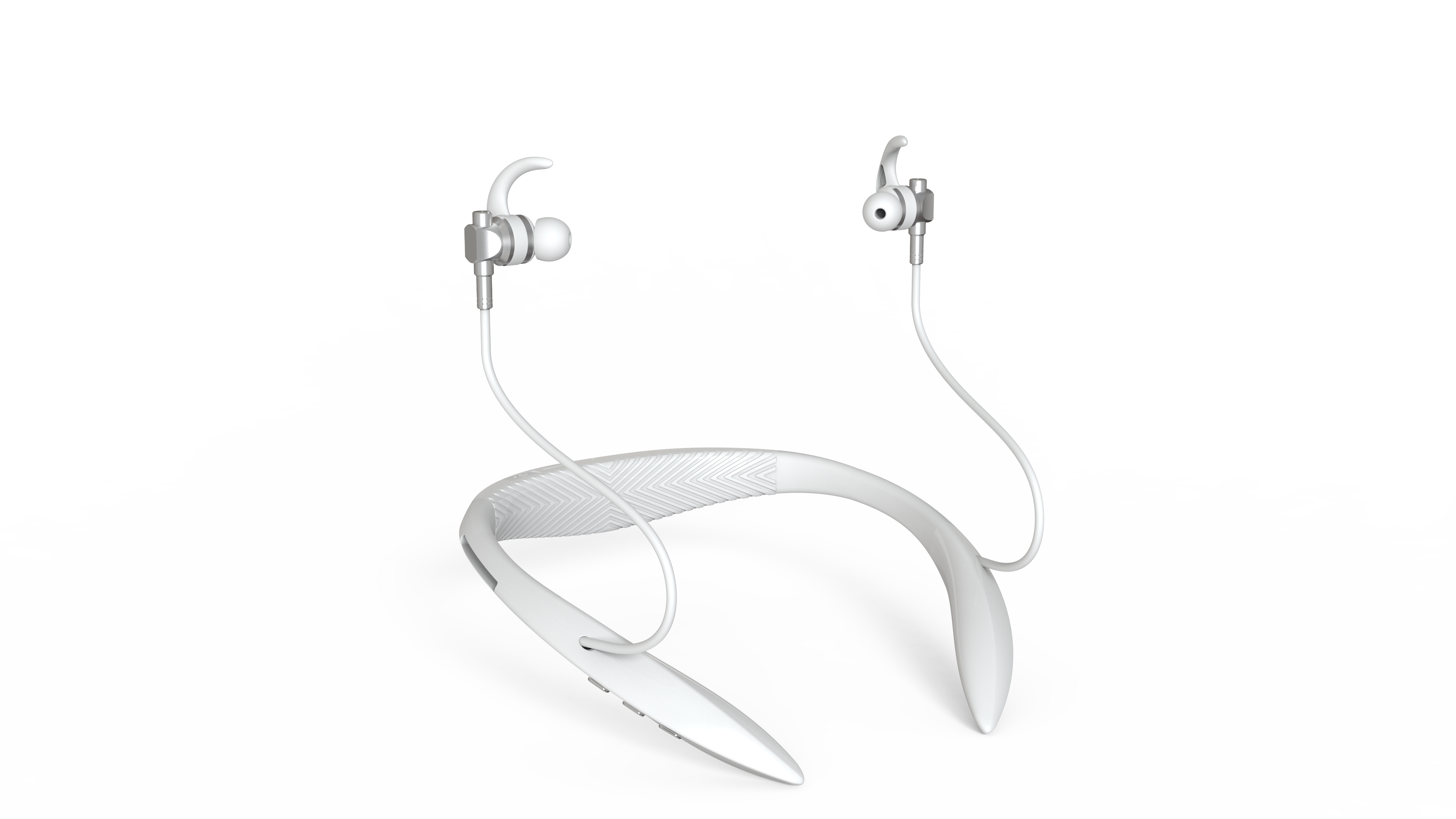 Hanging neck Bluetooth, sports Bluetooth, luminous earphone, wire luminous，