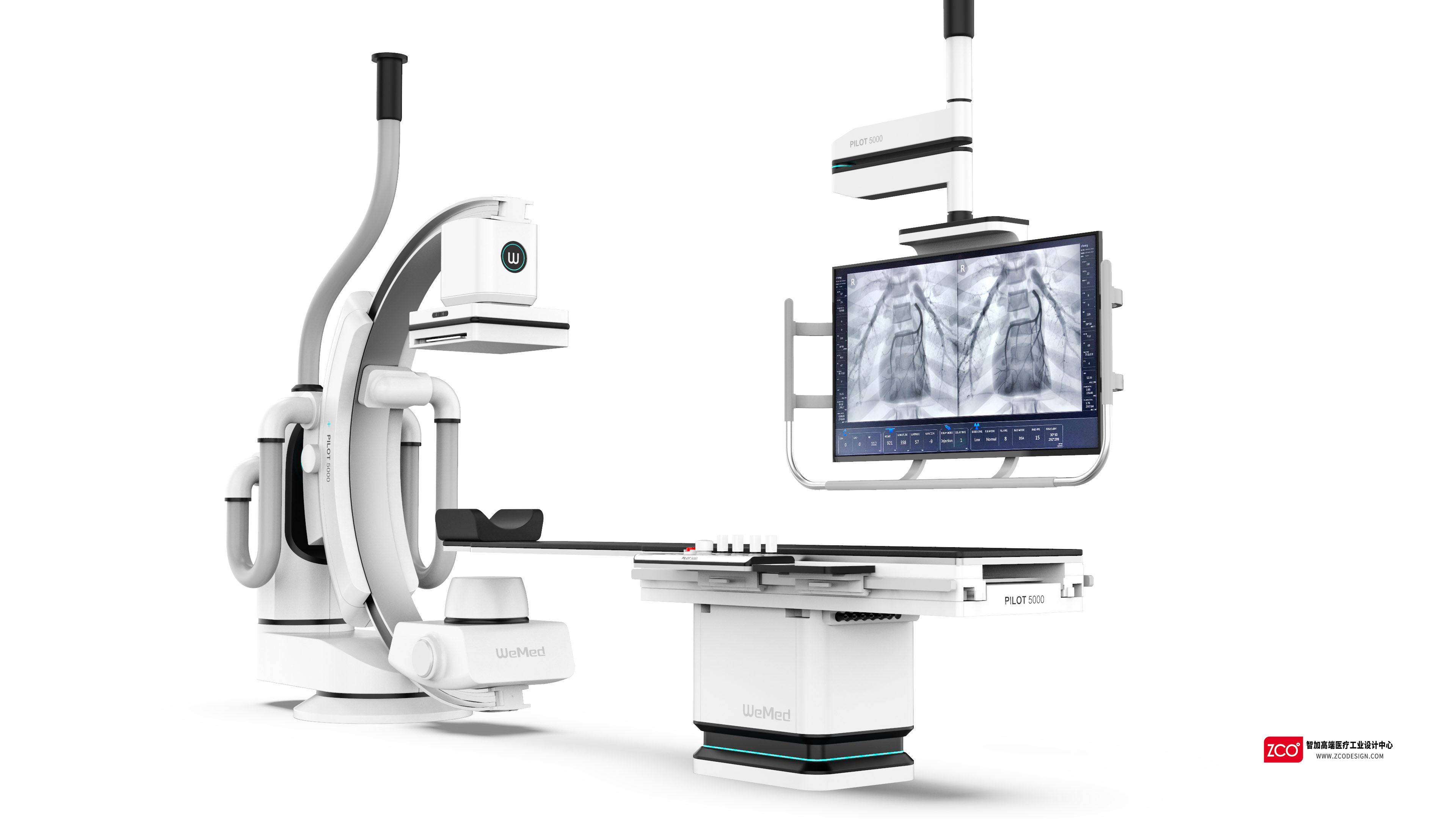 medical apparatus and instruments，medical care，industrial design，X-ray machine，Zhijia design，Angiography，Only Mai，