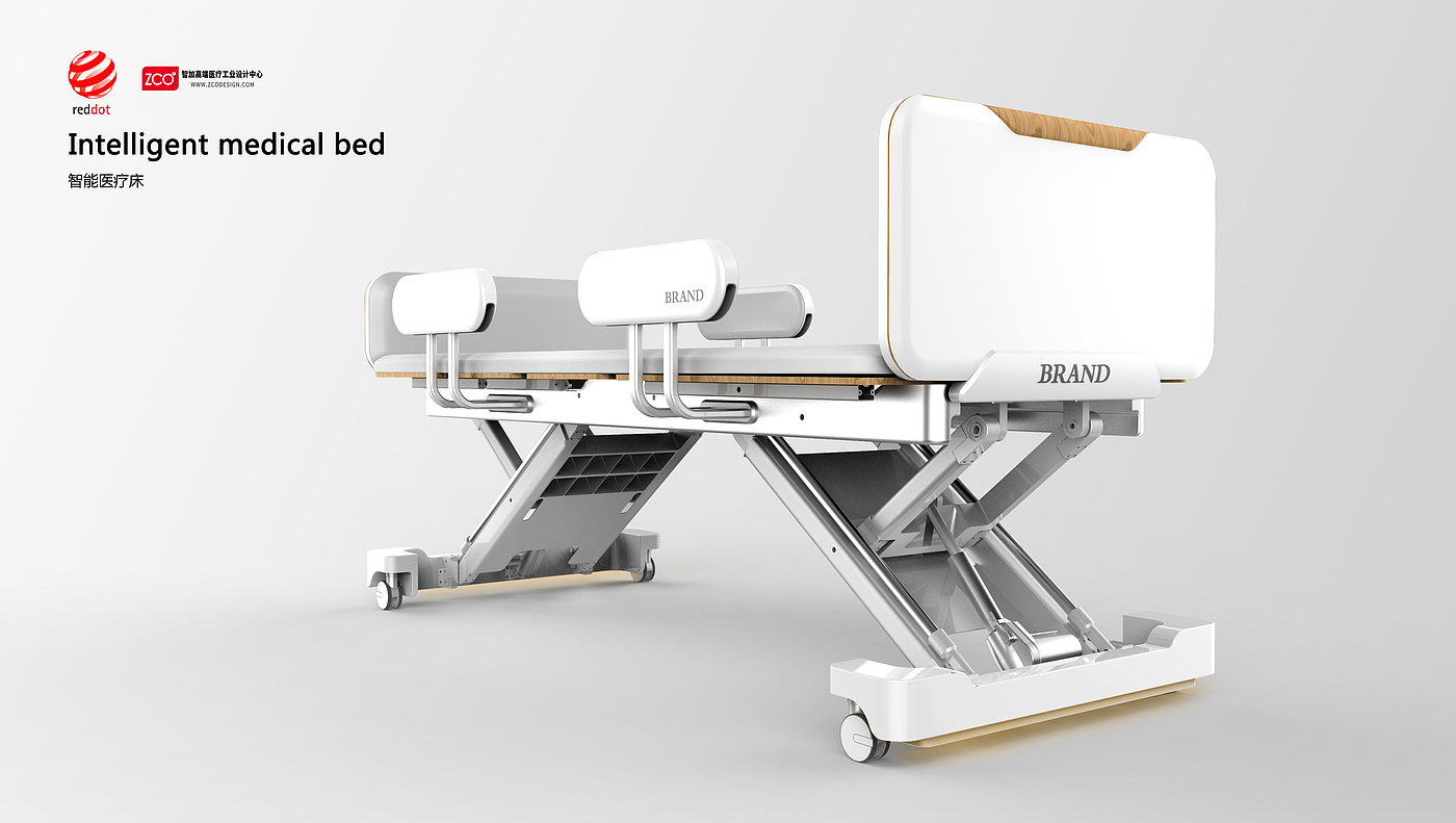 industrial design，intelligence，medical care，medical apparatus and instruments，Red dot award，Zhijia design，Bed，Medical bed，