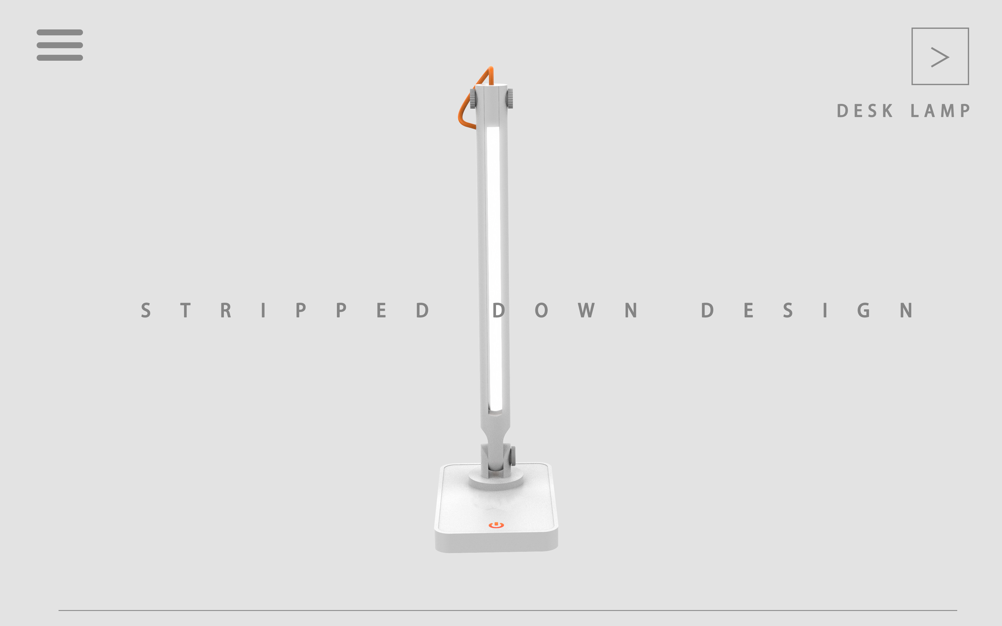 concise，Desk lamp，Appearance design，