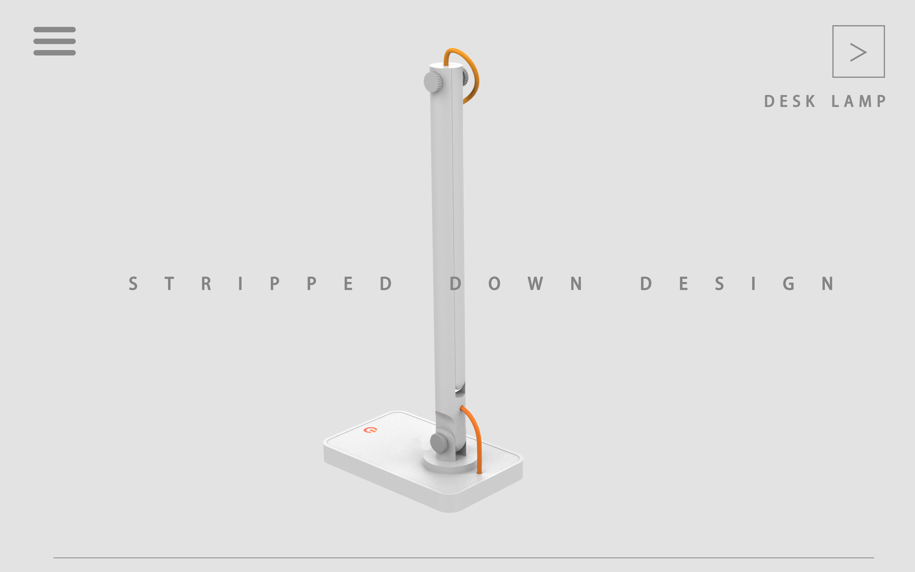 concise，Desk lamp，Appearance design，