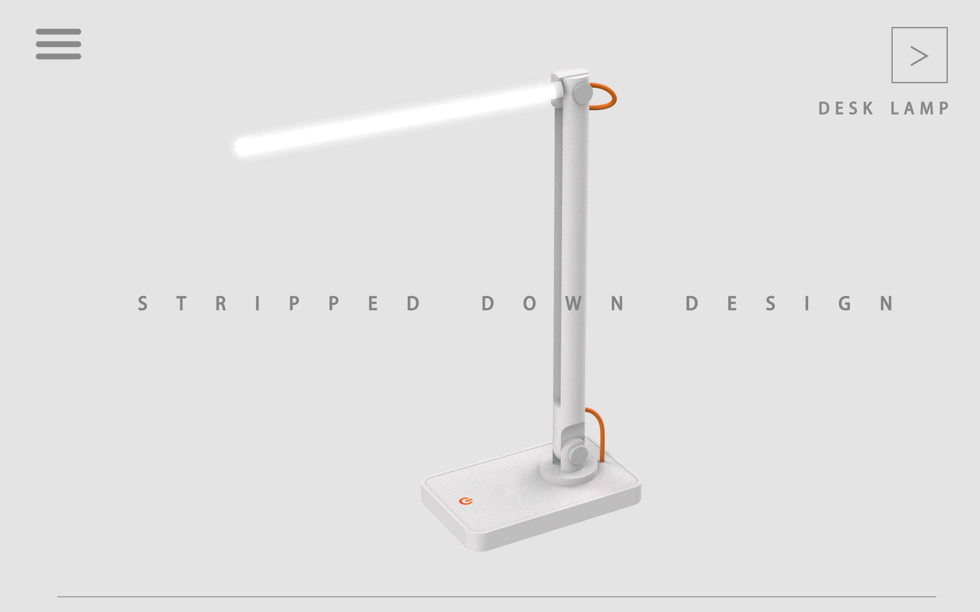 concise，Desk lamp，Appearance design，
