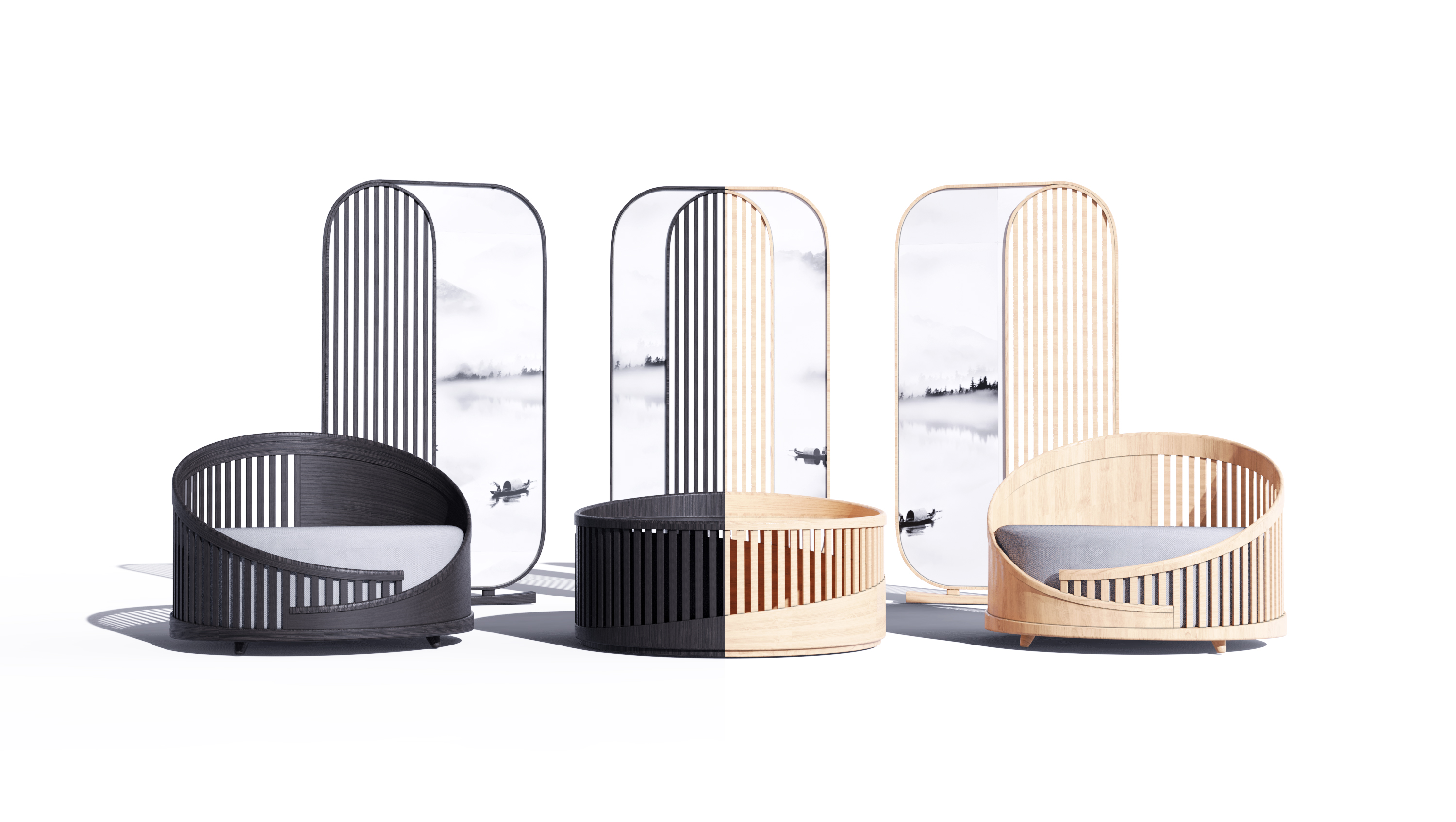 furniture，Buddhist mood，Chinese style，