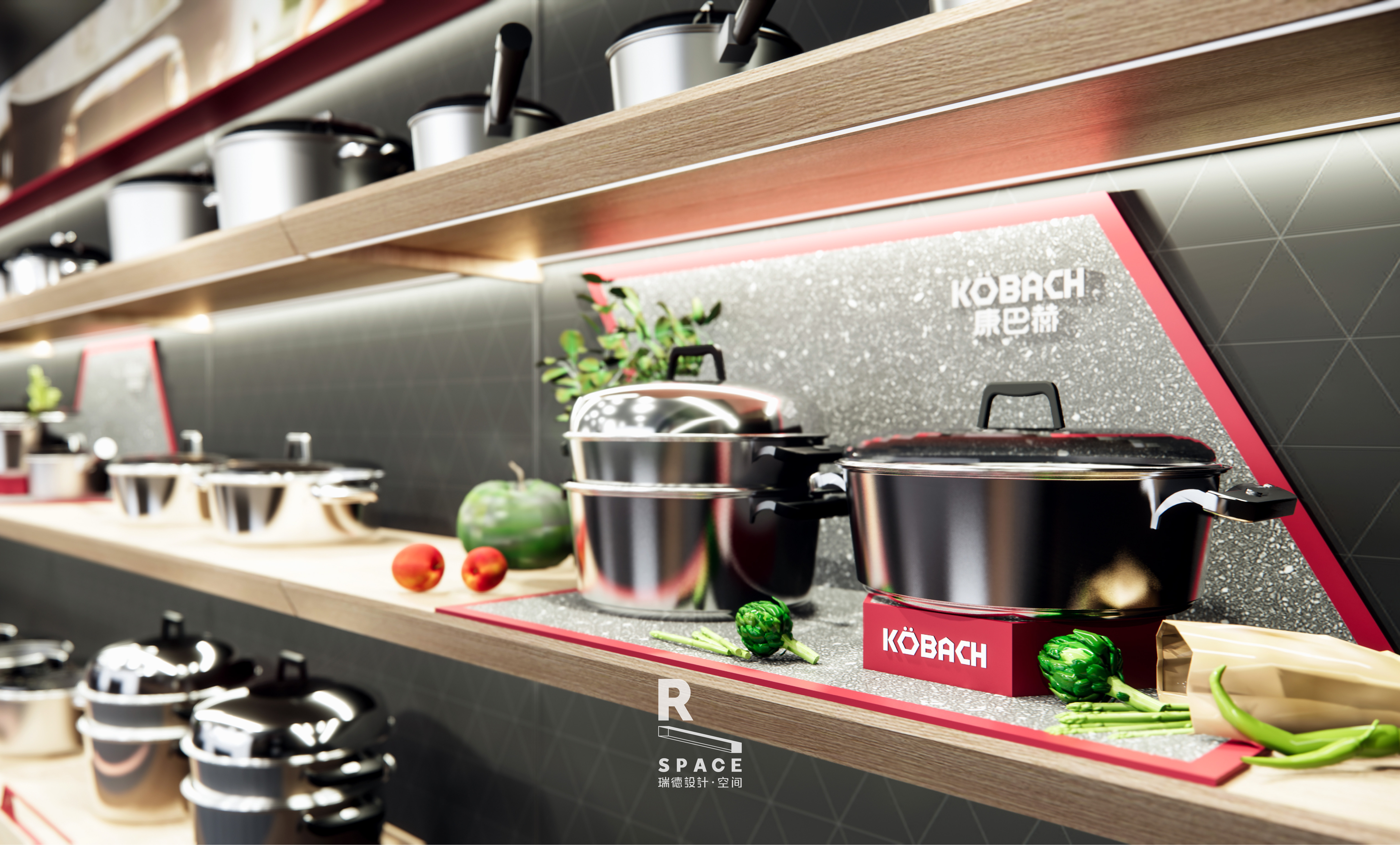 Red design，Si design，space design ，Terminal policy，Construction landing，modularization，Internet brand，cookware，