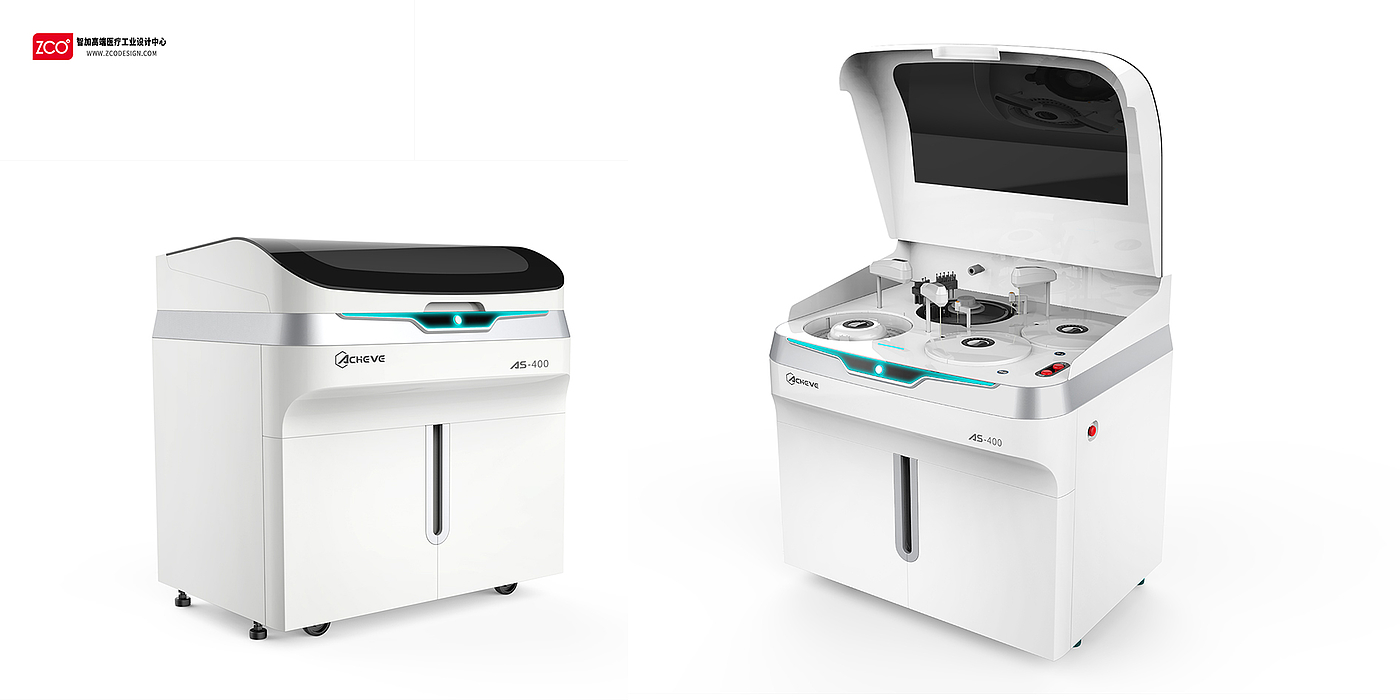 medical care，medical apparatus and instruments，Analyzer，industrial design，fully automatic，Zhijia design，biochemistry，