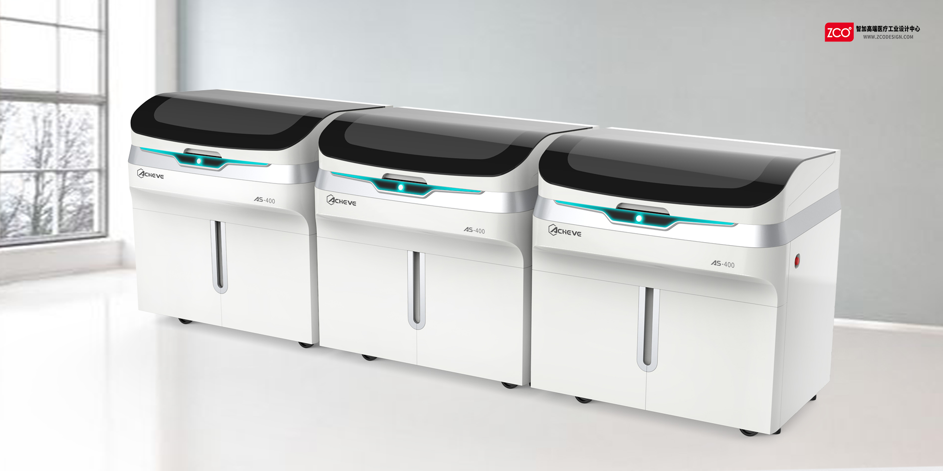 medical care，medical apparatus and instruments，Analyzer，industrial design，fully automatic，Zhijia design，biochemistry，