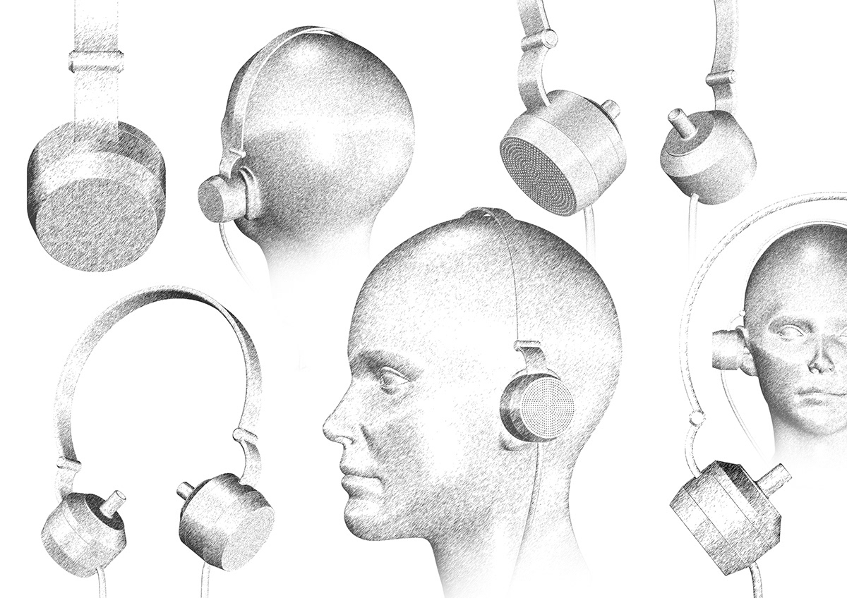 product design，Thermosensitive，Thermaphones，headset，