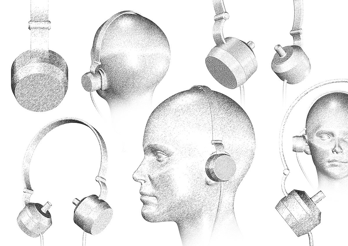 product design，Thermosensitive，Thermaphones，headset，