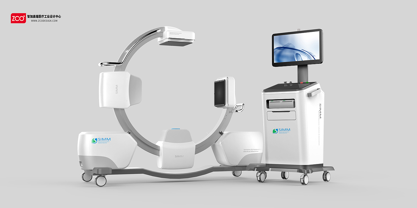 medical care，medical apparatus and instruments，industrial design，Chika，intelligence，robot，Zhijia design，C- arm，