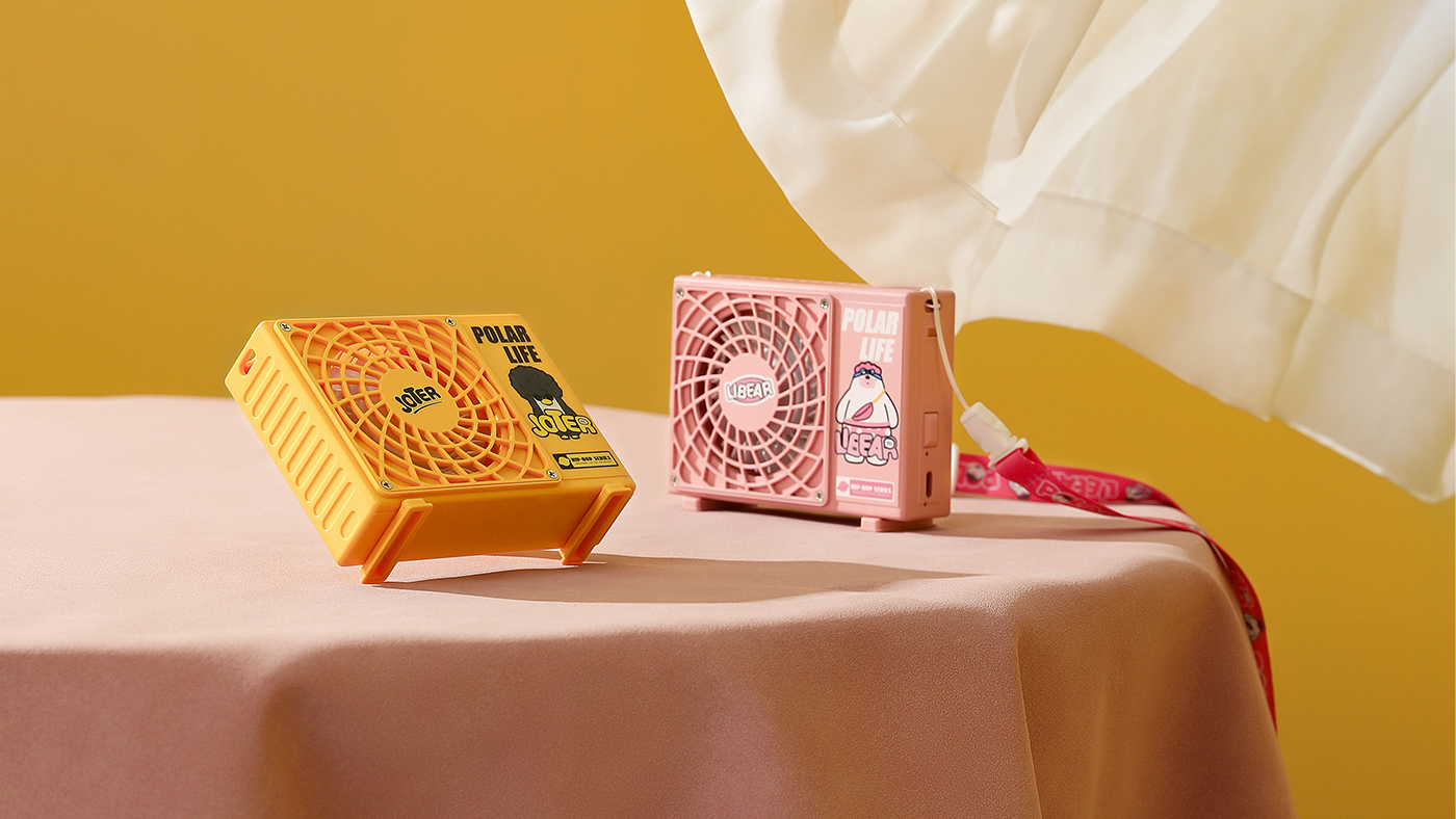 Fan，Cartoon，Cool tide，summer，IP，Polar species，