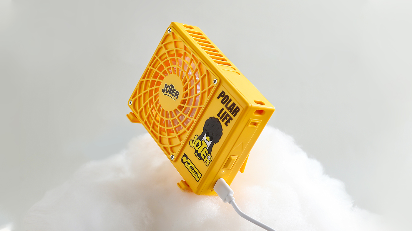 Fan，Cartoon，Cool tide，summer，IP，Polar species，