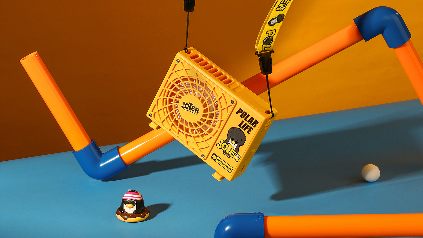 Fan，Cartoon，Cool tide，summer，IP，Polar species，